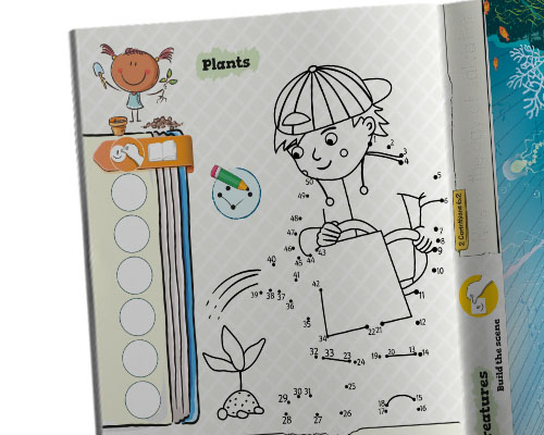 dot to dot puzzle in the childrens convention book