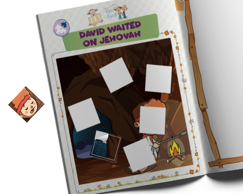 convention activity book with sticker puzzles