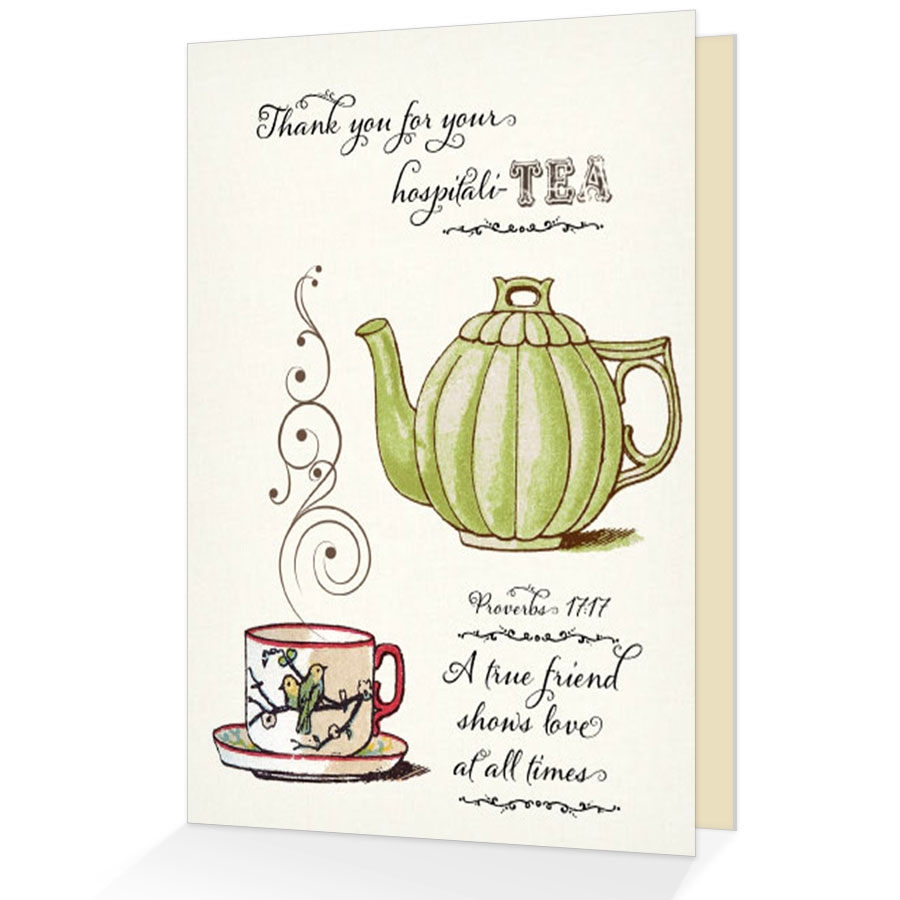 Friendship Greeting Card | Hospitality Thanks